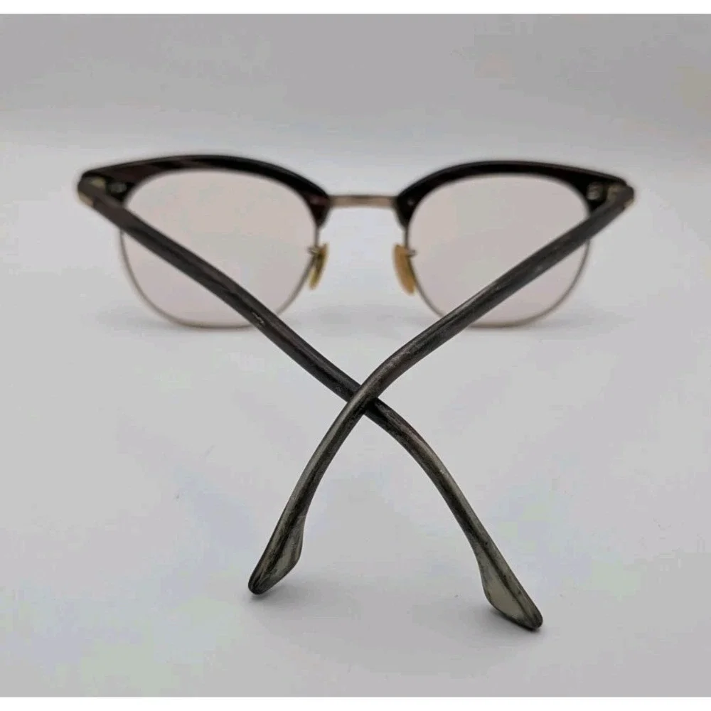 Vintage Shuron Ronsir Browline Eyeglasses 1/10 12K Gold Filled 4 1/2 - 5 3/4 22m
